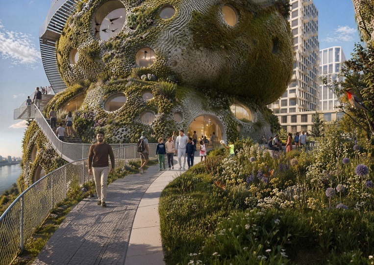 MVRDV построит футуристичный культурный центр в Роттердаме