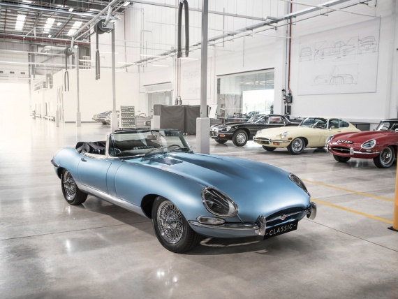 Jaguar модернизирует классический спорткар E-Type