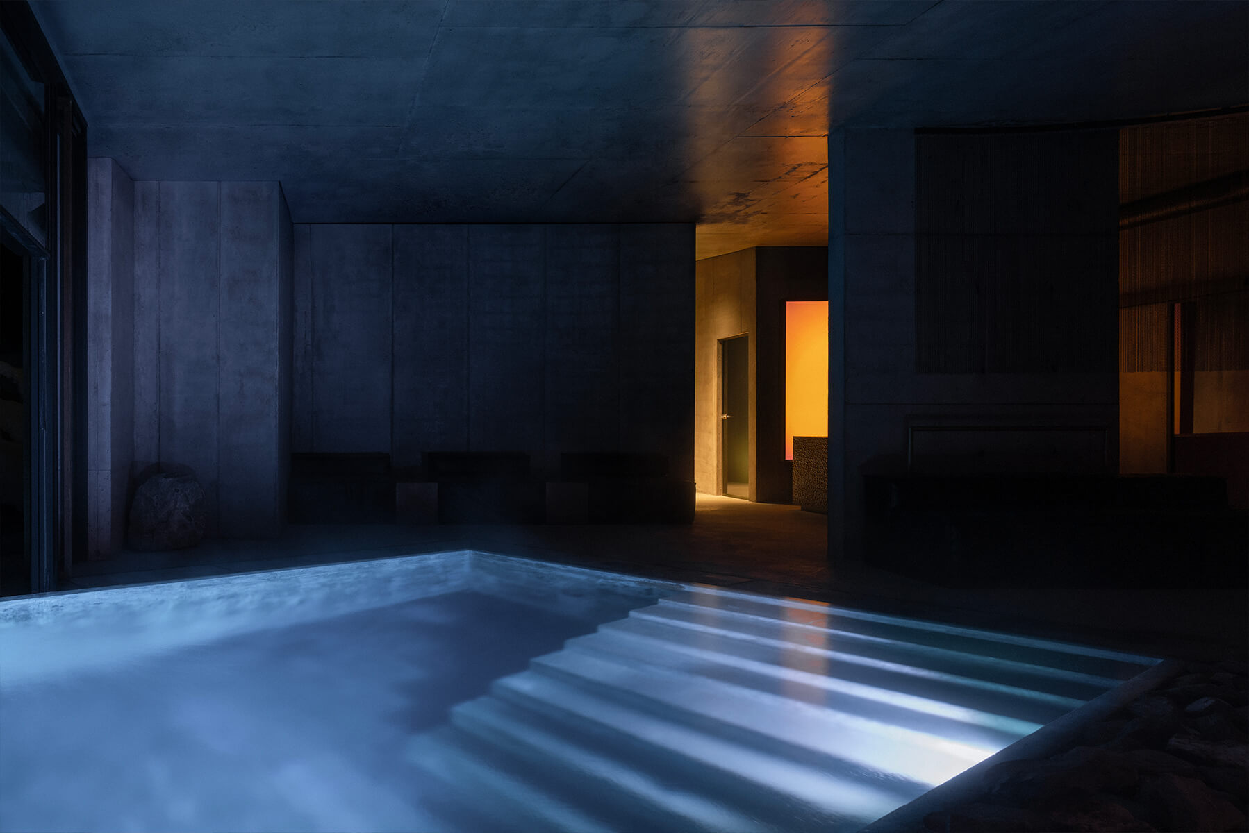 Аскетичный интерьер SPA-центра в современном отеле — проект архитектурной студии Chado и Павла Платонова