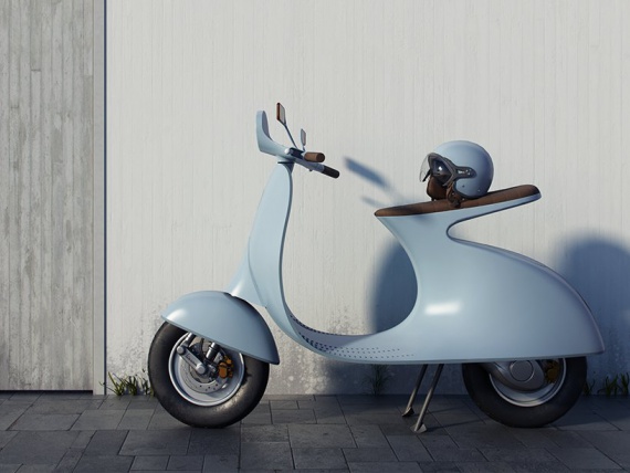 Джулио Якетти переосмыслил классический Vespa