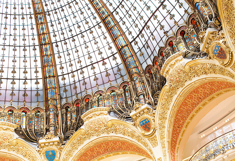 Galeries Lafayette в Париже, Франция