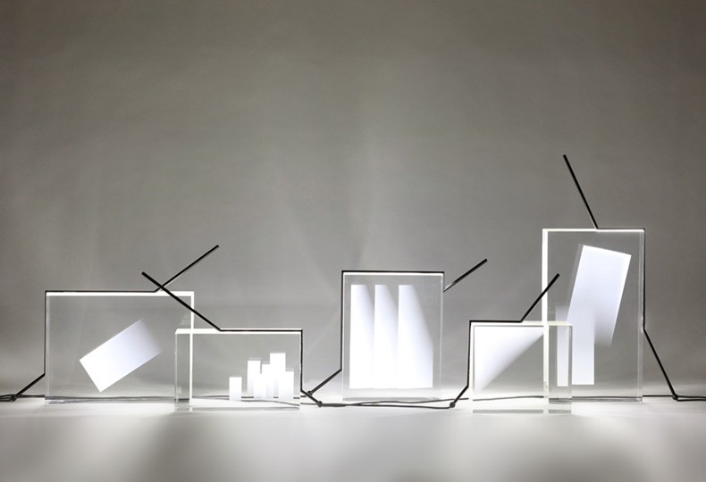 Светильники Nendo для инсталляции Lights Fragments, Музей Ногучи