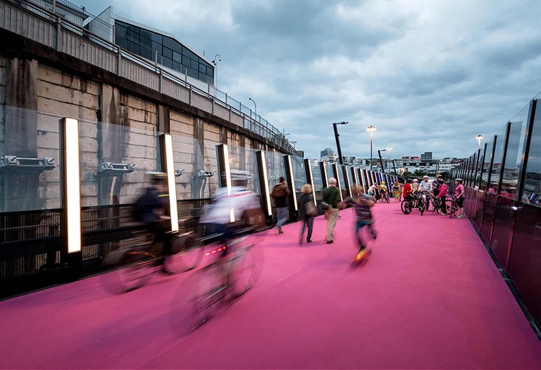 Nelson Street Cycleway в Окленде, Новая Зеландия