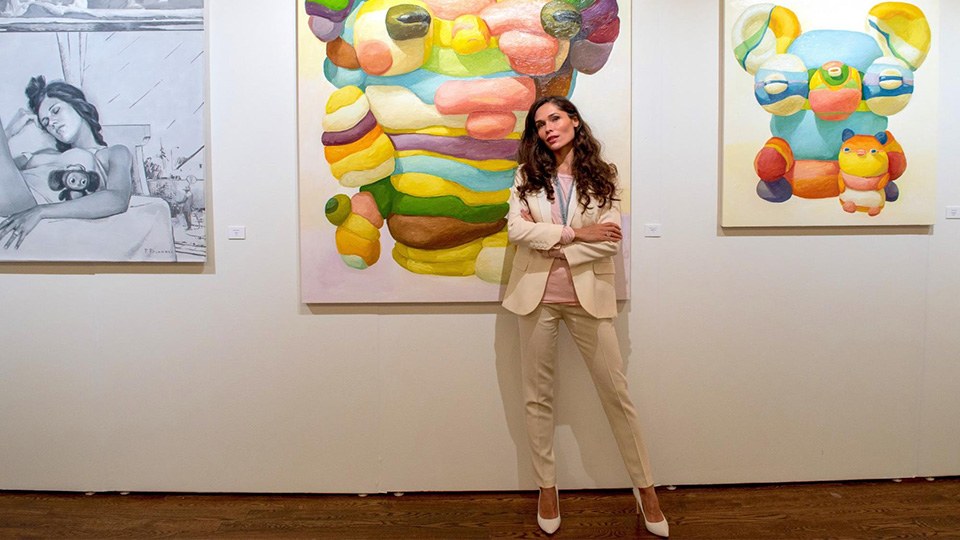 KAWS на стенде ASKERI GALLERY на Scope New York