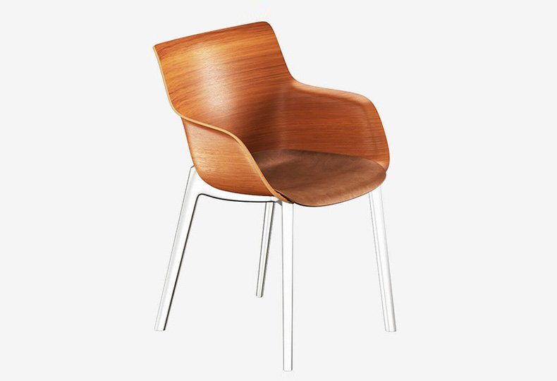 Стул из коллекции Kartell Smart Wood от Филиппа Старка