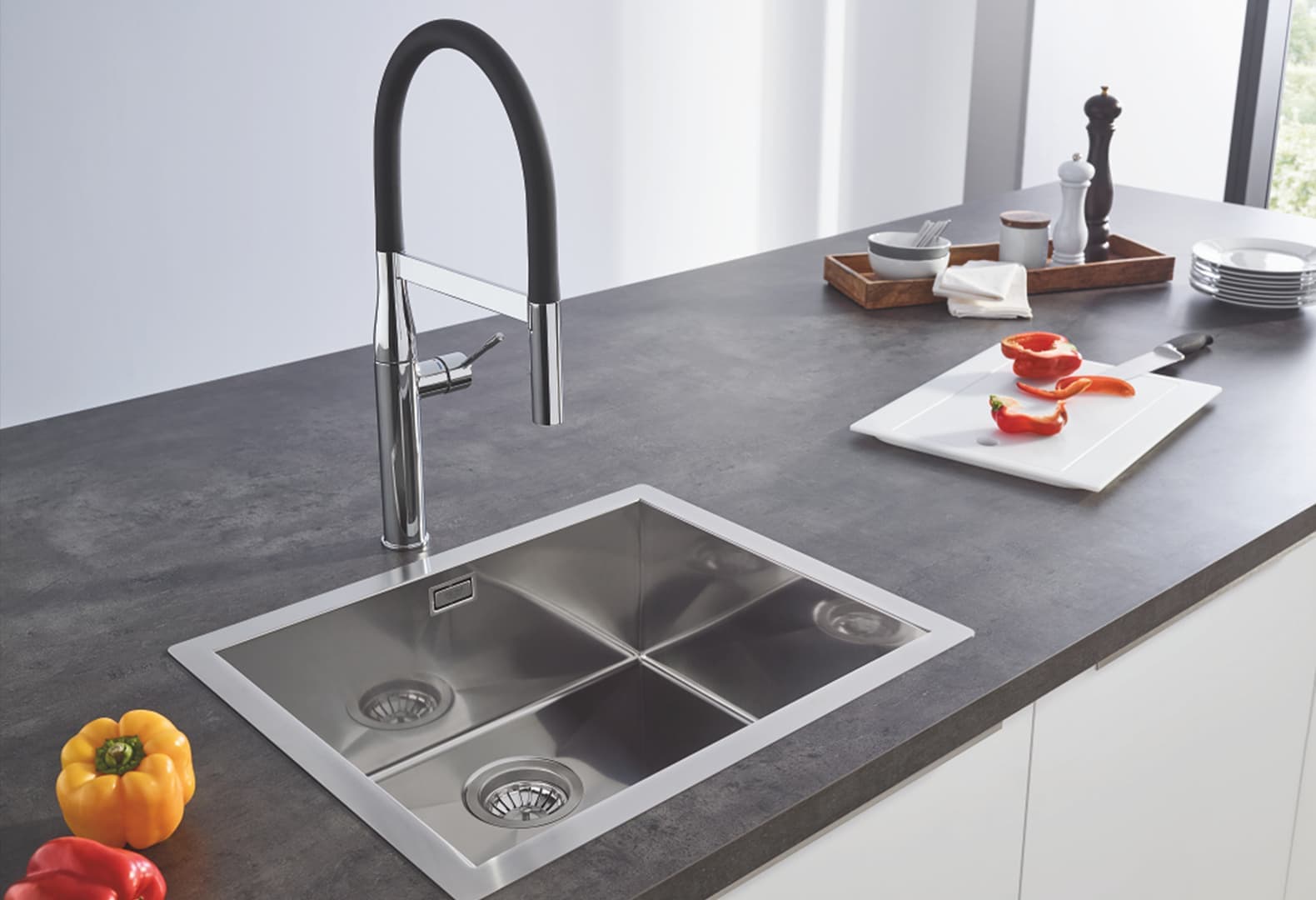 Кухонная мойка серии K700 из нержавеющей стали