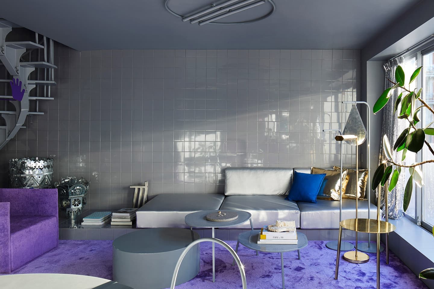 Маленькая двухуровневая квартира в Нью-Йорке — проект Crosby Studios