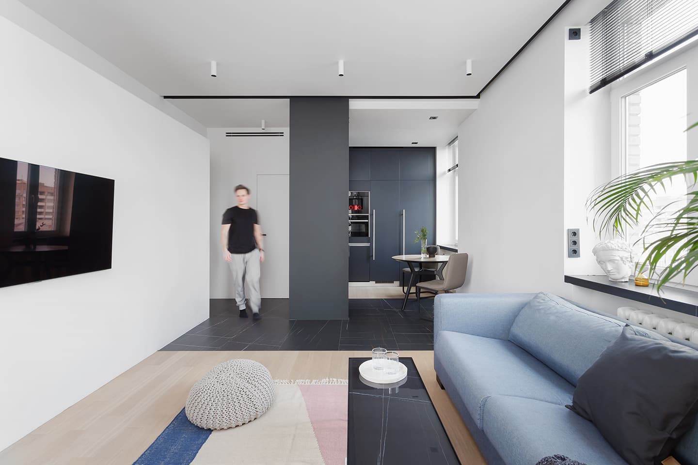 Квартира с круговой планировкой в сталинке — проект LSD bureau