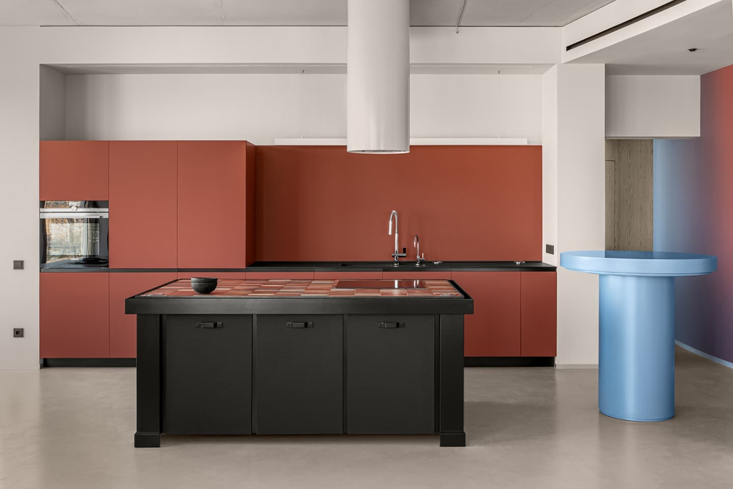 Квартира с радиальной планировкой в Киеве – проект Rina Lovko Studio