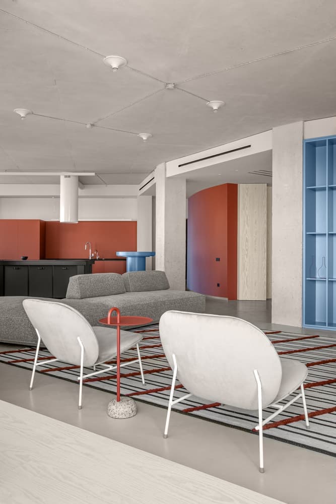 Квартира с радиальной планировкой в Киеве – проект Rina Lovko Studio