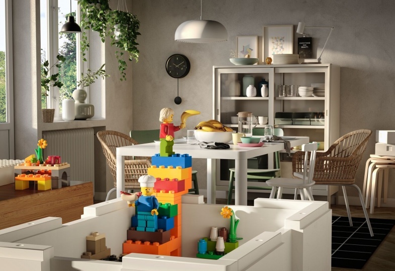 IKEA x LEGO: контейнеры для игр и хранения, для детей и взрослых