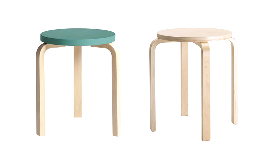 Стул Stool 60, Алвар Аалто, 1930 | табурет IKEA