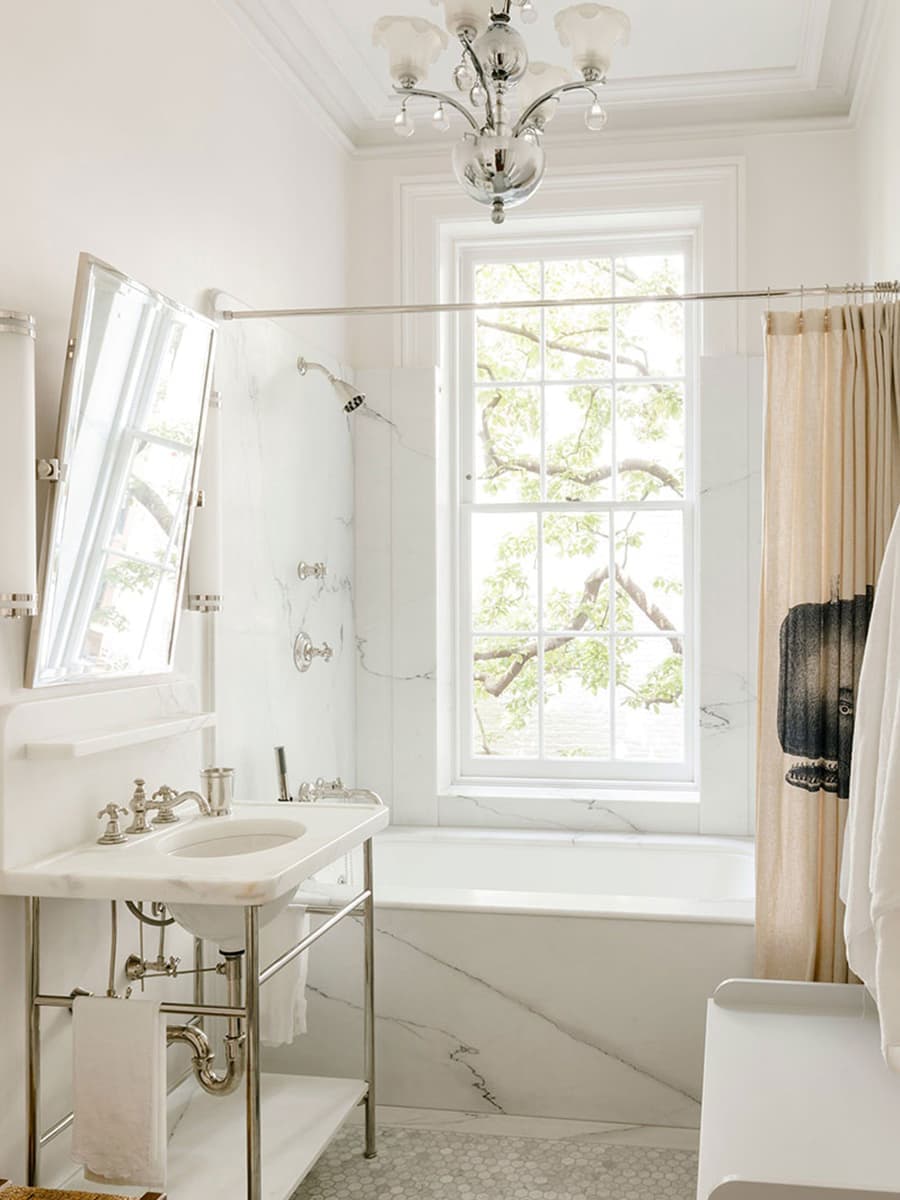 Интерьер ванной Лив Тайлер в Нью-Йорке, фото AD