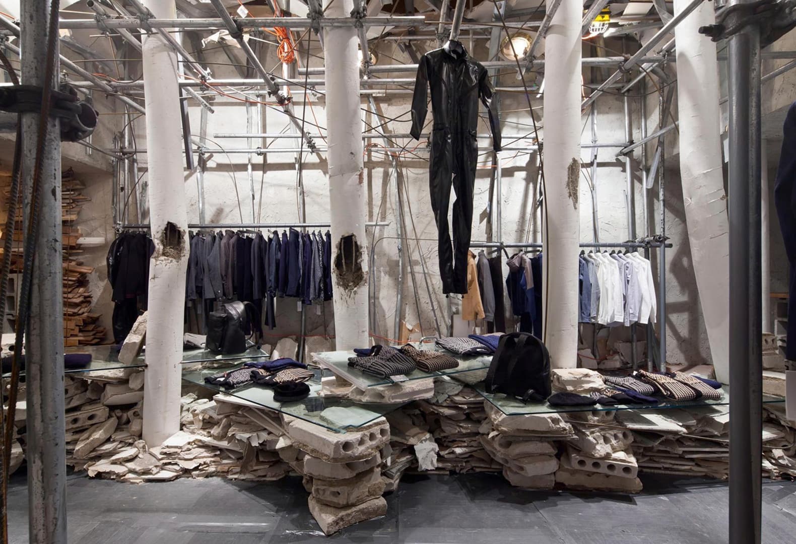 Patrik Ervell pop-up store by Graham Hudson in New York