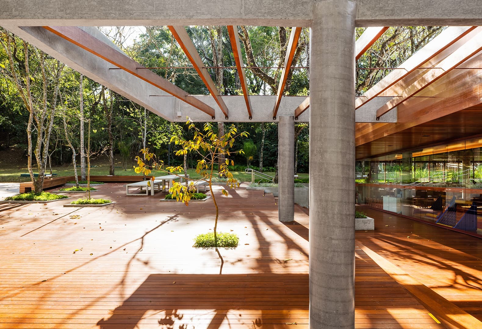 Рекреационная экосистема в Grande Hotel Senac São Pedro. Фото: Anna Mello