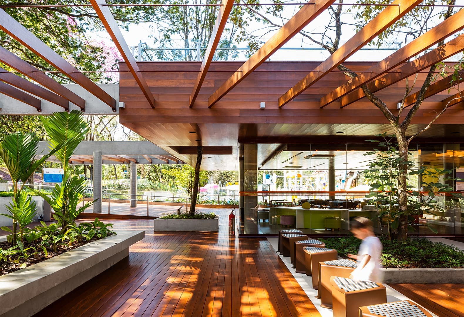 Рекреационная экосистема в Grande Hotel Senac São Pedro. Фото: Anna Mello