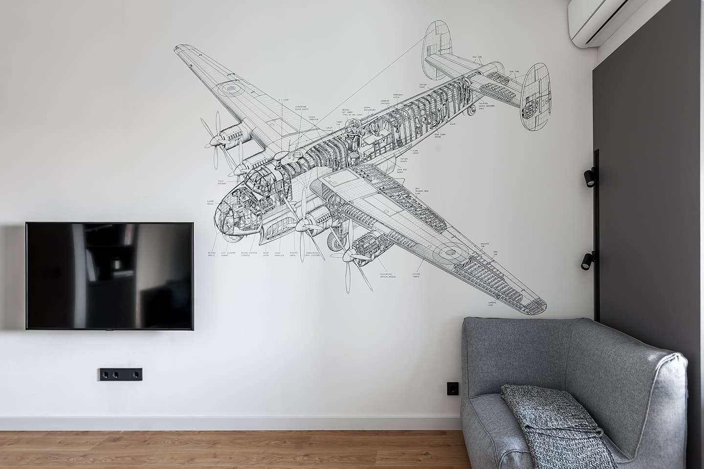 Квартира для пилота рядом с аэропортом — проект Flatforfox