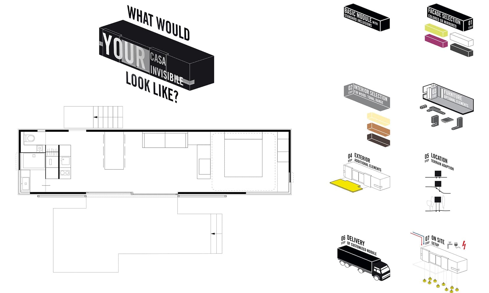Зеркальный переносной дом — проект Delugan Meissl Associated Architects