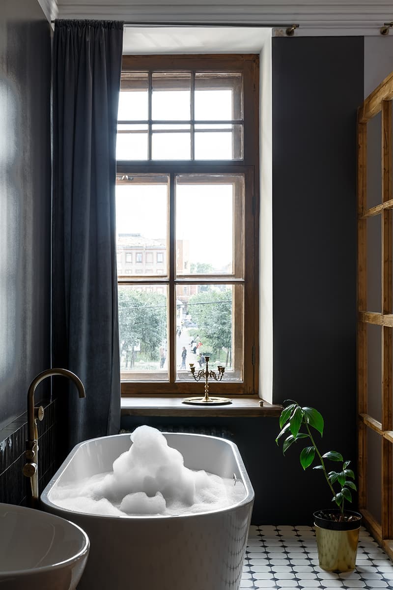 Аутентичный питерский отель в бывшей коммунальной квартире — проект NOMESSPROCESS