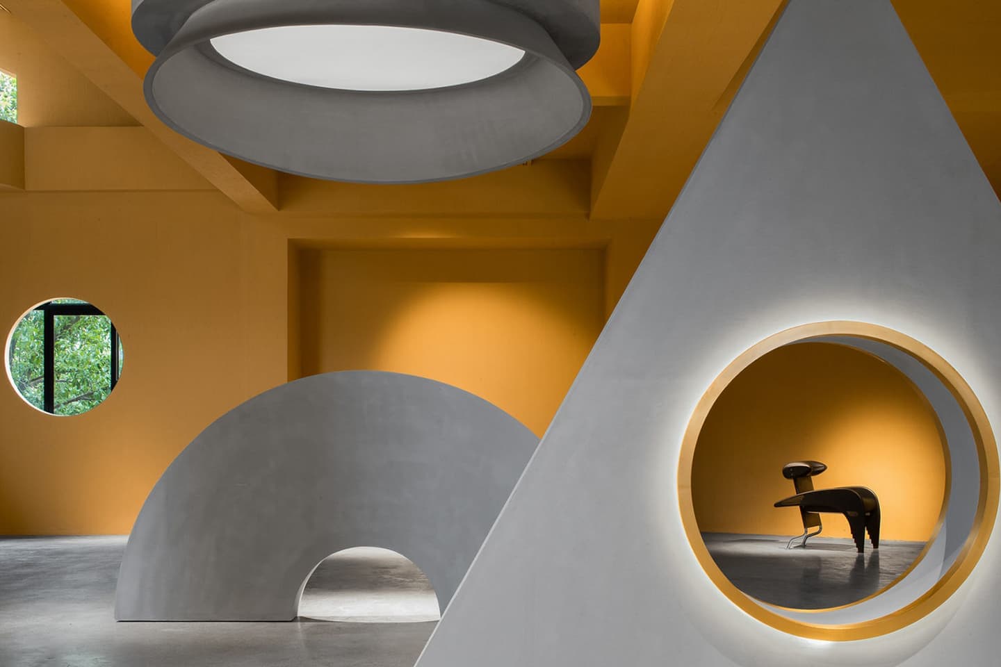 Китайский музей в главных цветах 2021 года по версии Pantone — проект Ли Вэньцяна из PIG DESIGN