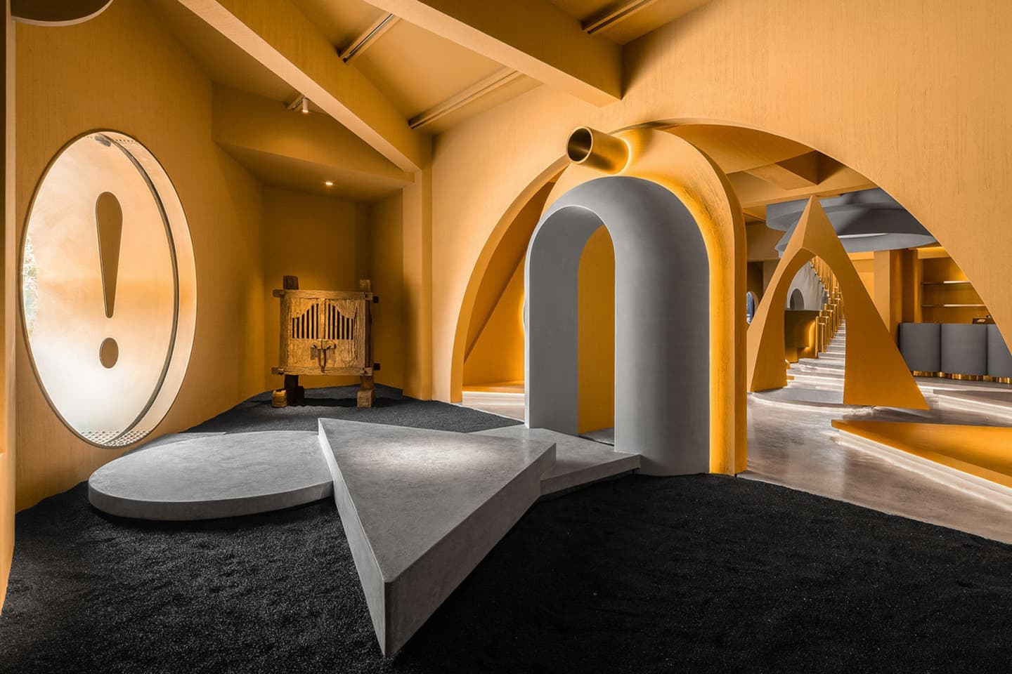 Китайский музей в главных цветах 2021 года по версии Pantone — проект Ли Вэньцяна из PIG DESIGN