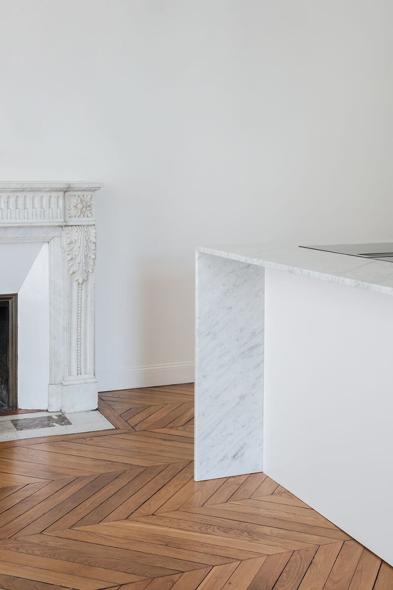 Парижские апартаменты с мраморной отделкой — проект GAPANTE