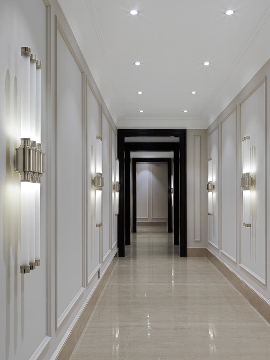 Интерьеры лобби в районе Якиманки — проект Архитектурного бюро Олега Клодта