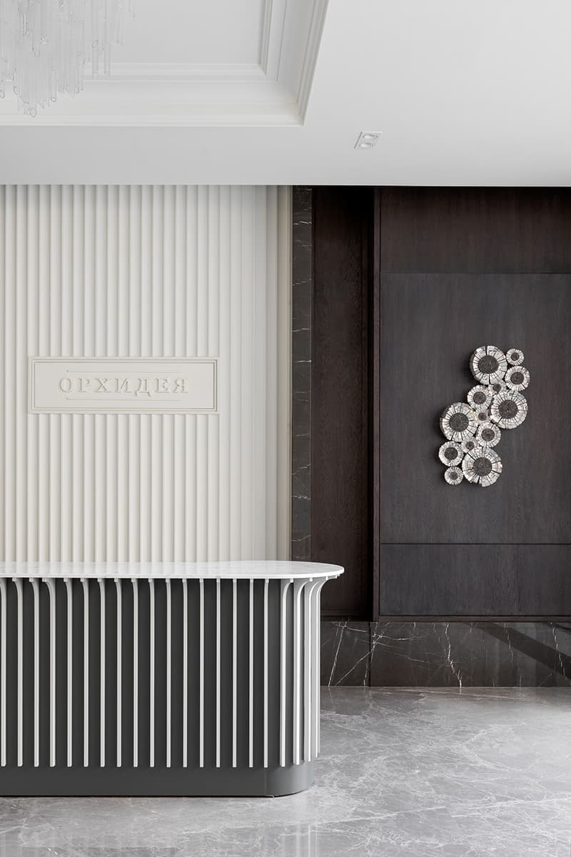 Интерьеры лобби в районе Якиманки — проект Архитектурного бюро Олега Клодта