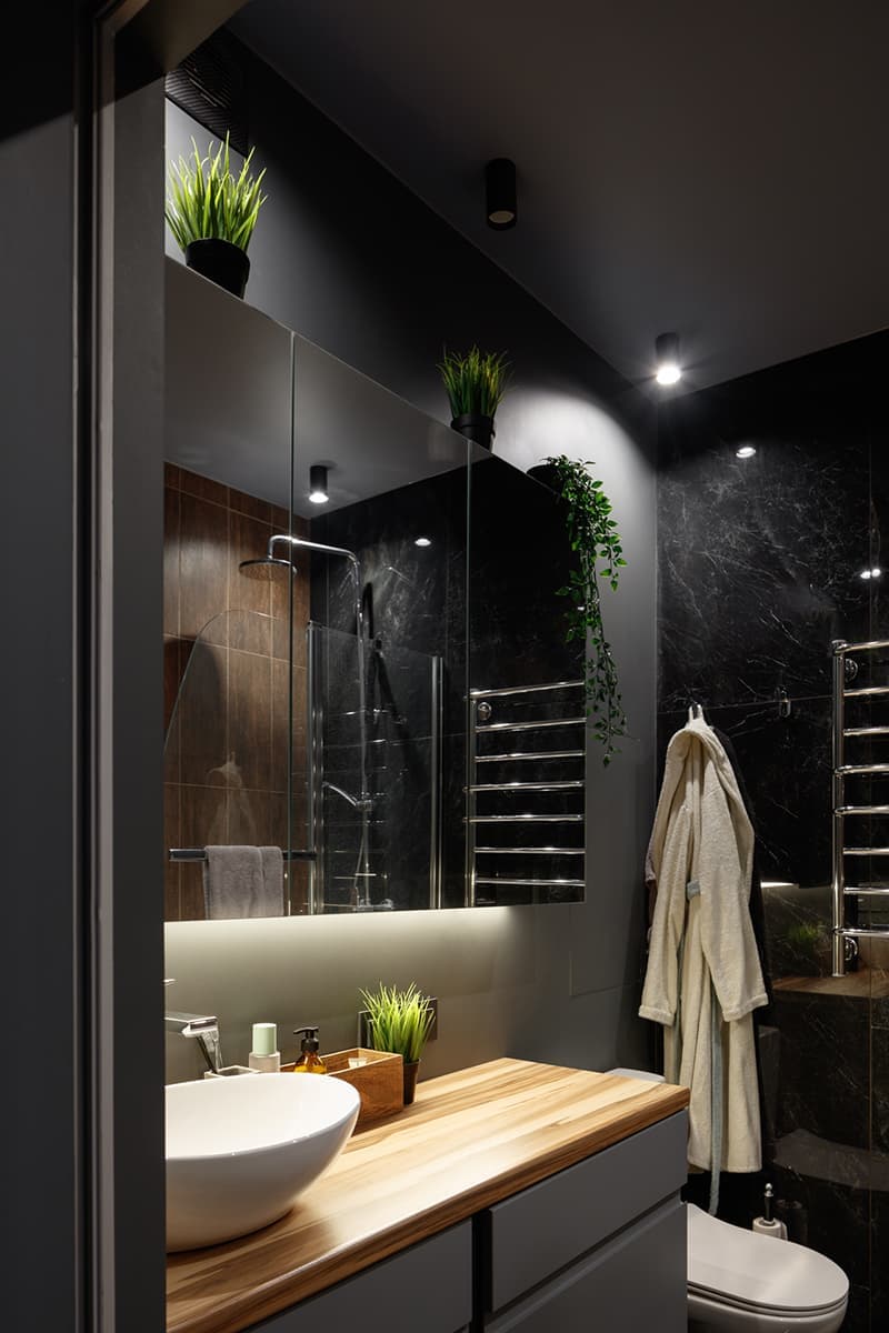 Квартира-студия с разными сценариями света – проект дизайнера Анастасии Калистовой