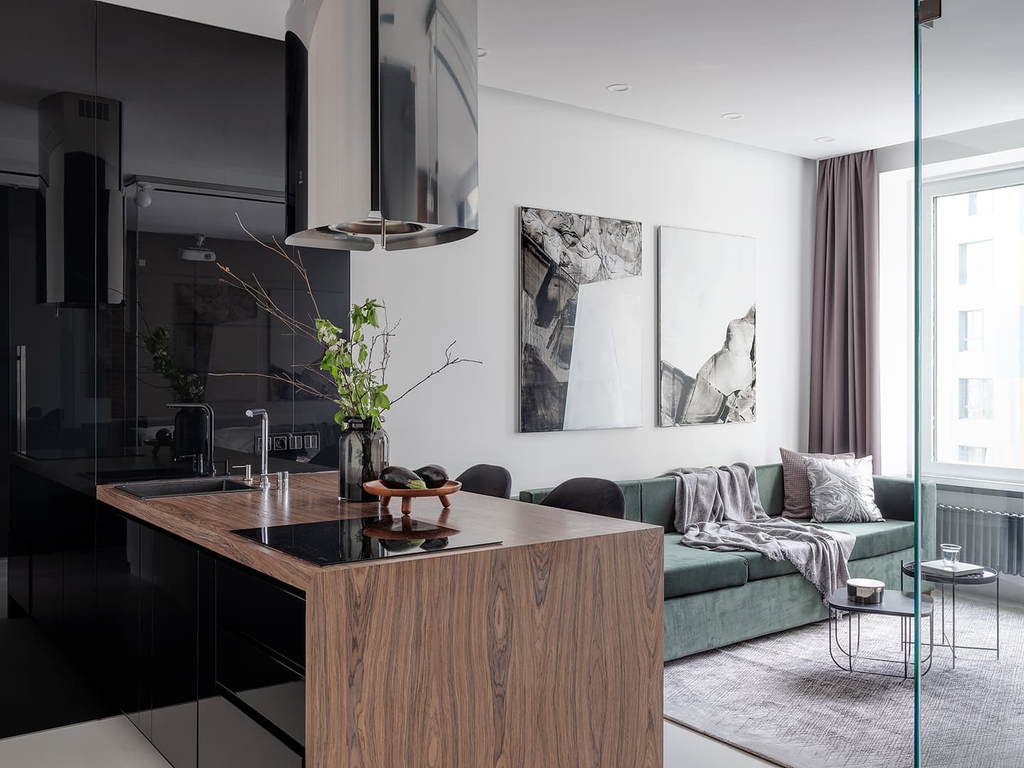 Небольшая квартира в ЖК «Фили Град» – проект InsDesign