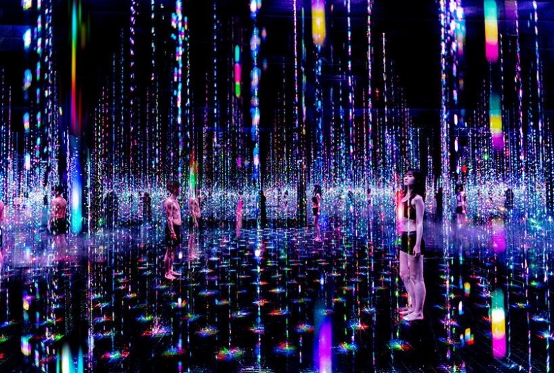 Арт & сауна: беспрецедентная выставка teamLab