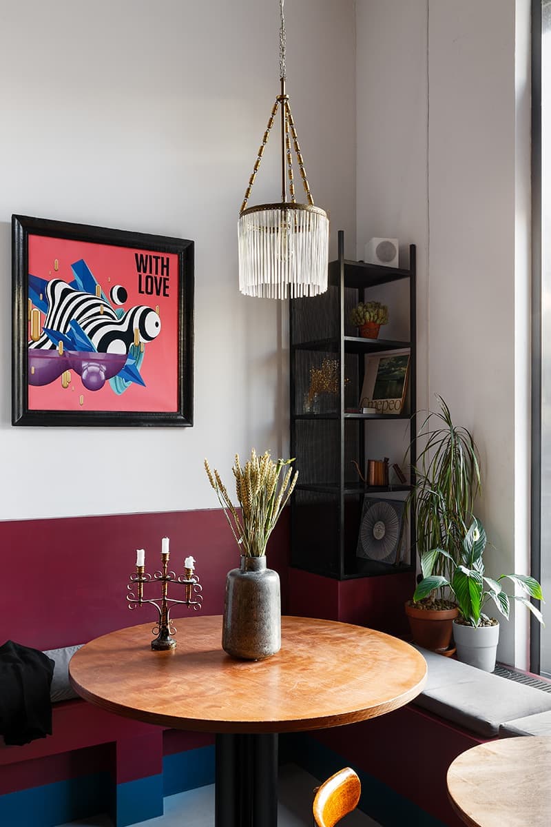 Кофейня с граффити и антикварным декором – проект дизайнера Инги Харисовой