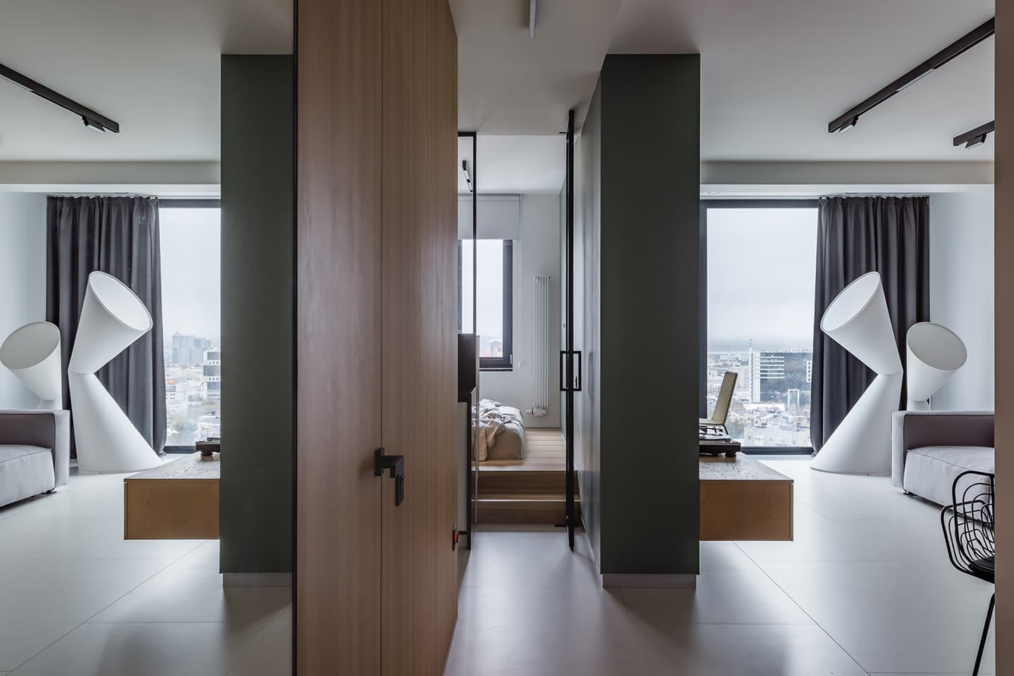 Небольшая квартира с архитектурными акцентами в Ростове-на-Дону – проект студии Makedesign