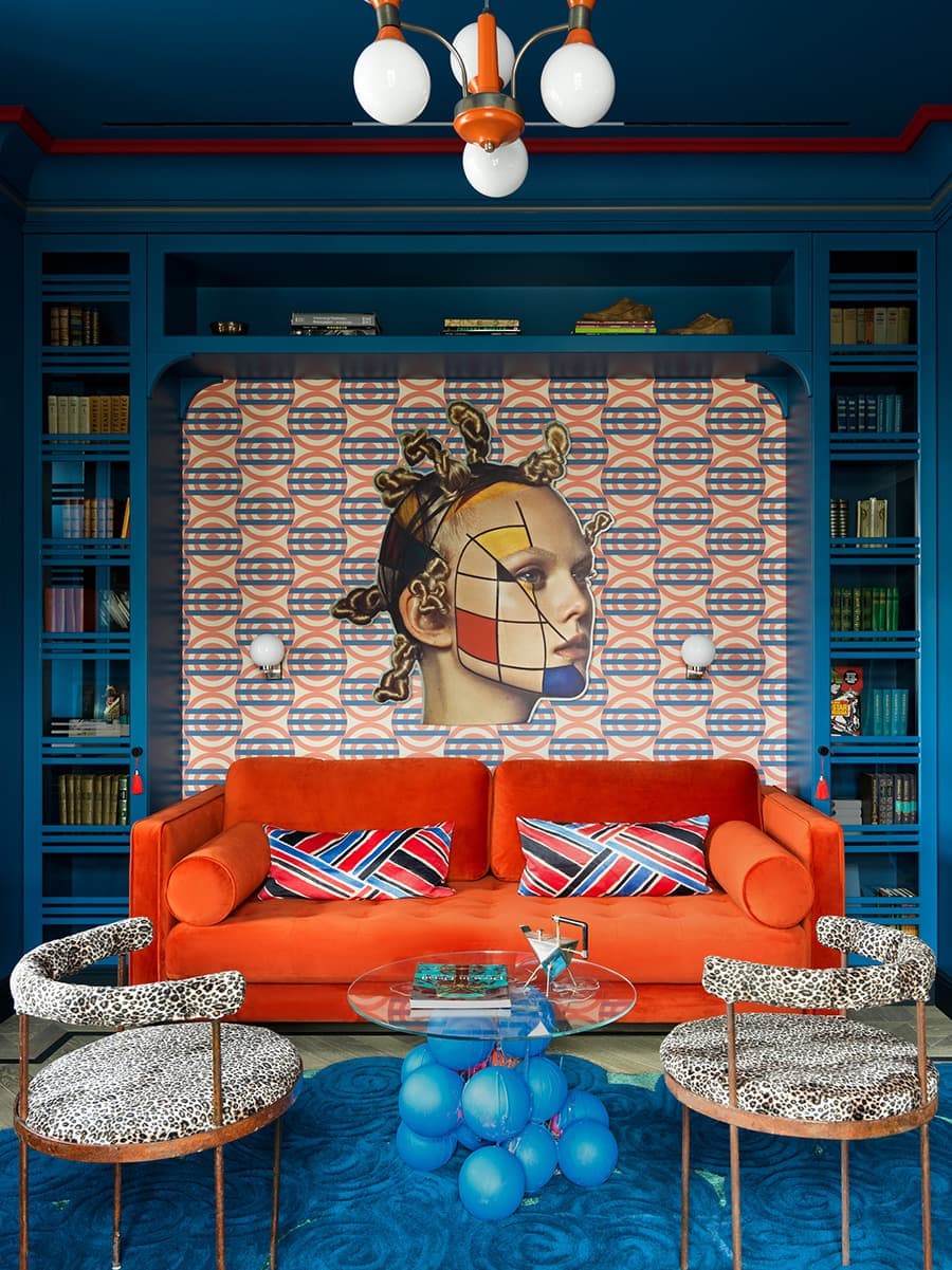 Квартира с авангардными принтами в интерьере – проект студии ONLY design