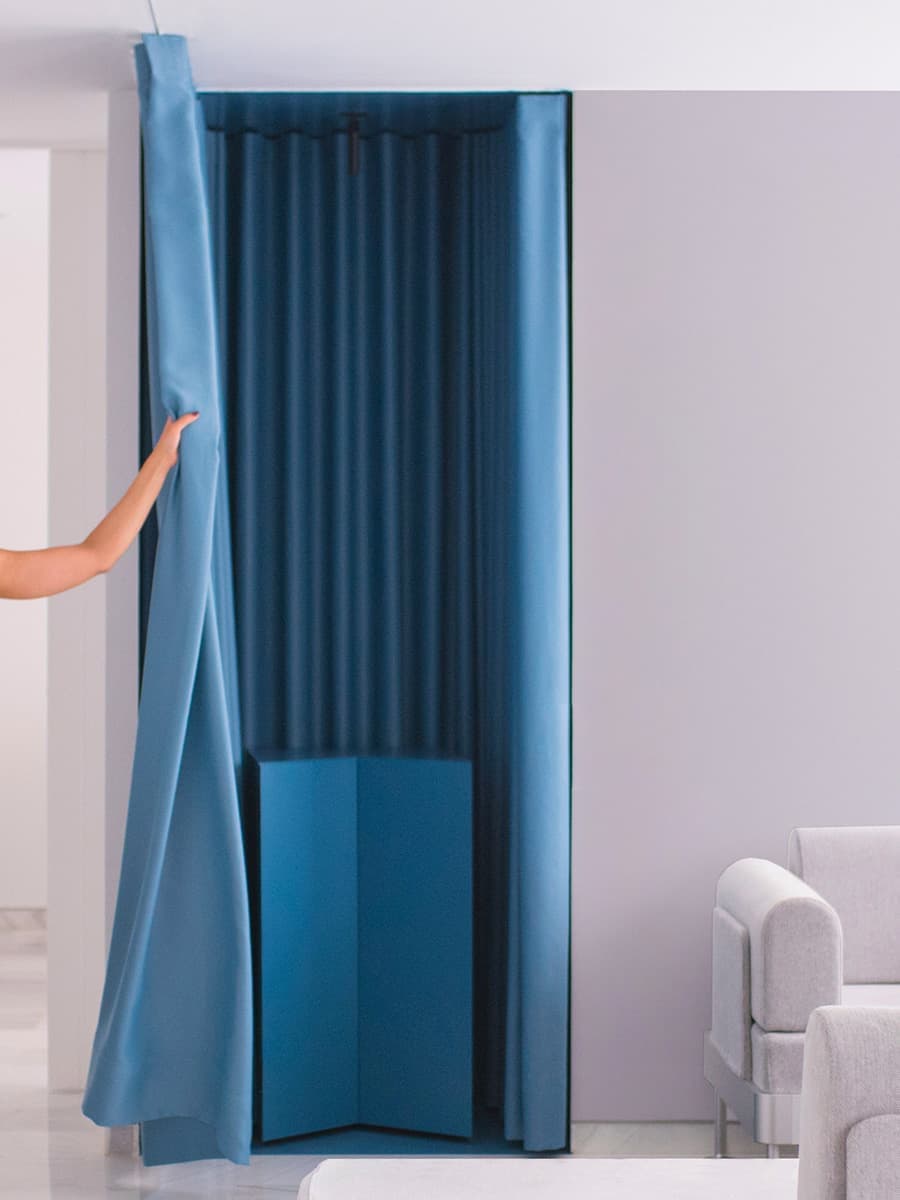 Апартаменты с цветовыми блоками – проект Studio NOJU