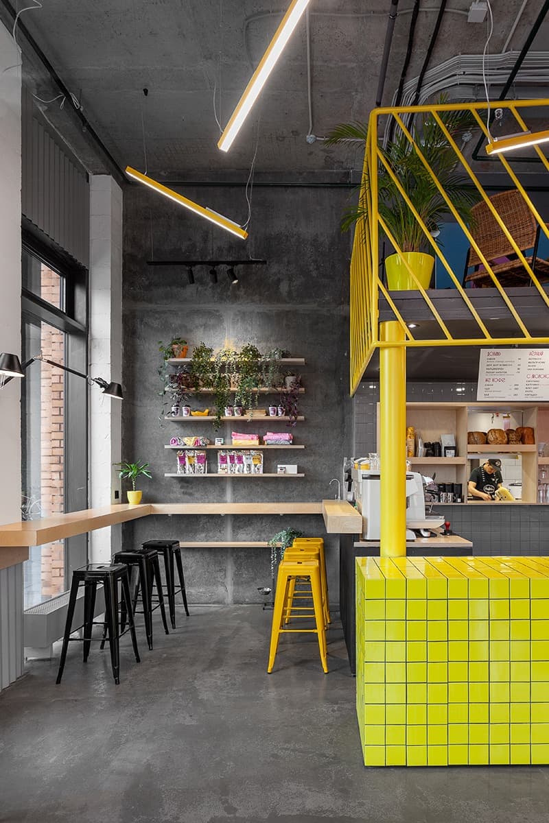 Кофейня с завтраками и ярким интерьером – проект Room Design Buro