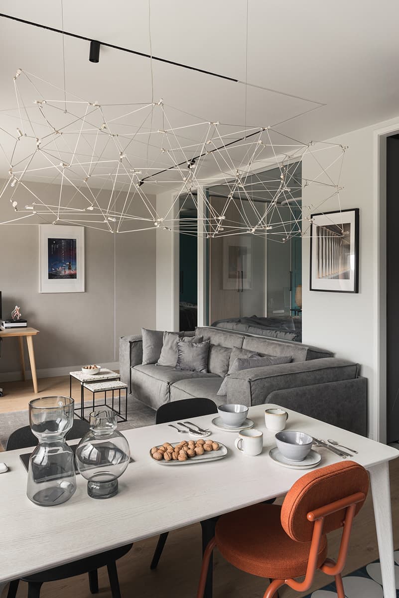 Небольшая квартира с зонированием – проект студии CHI DESIGN