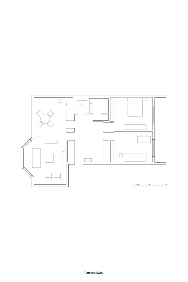 Минская квартира с необычной планировкой – проект студии Radical Passive