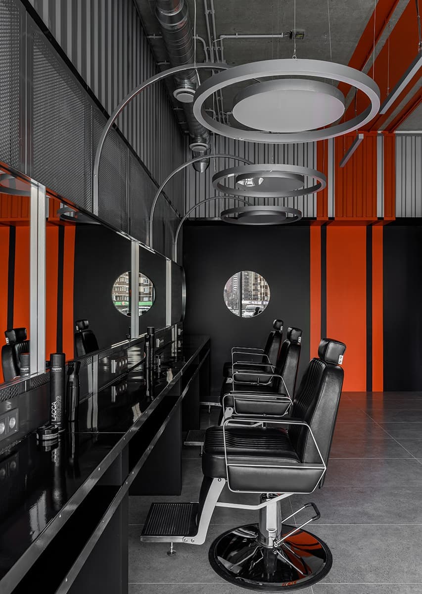 Футуристичная парикмахерская – проект дизайнеров Ольги Яковлевой и Павла Стефанова