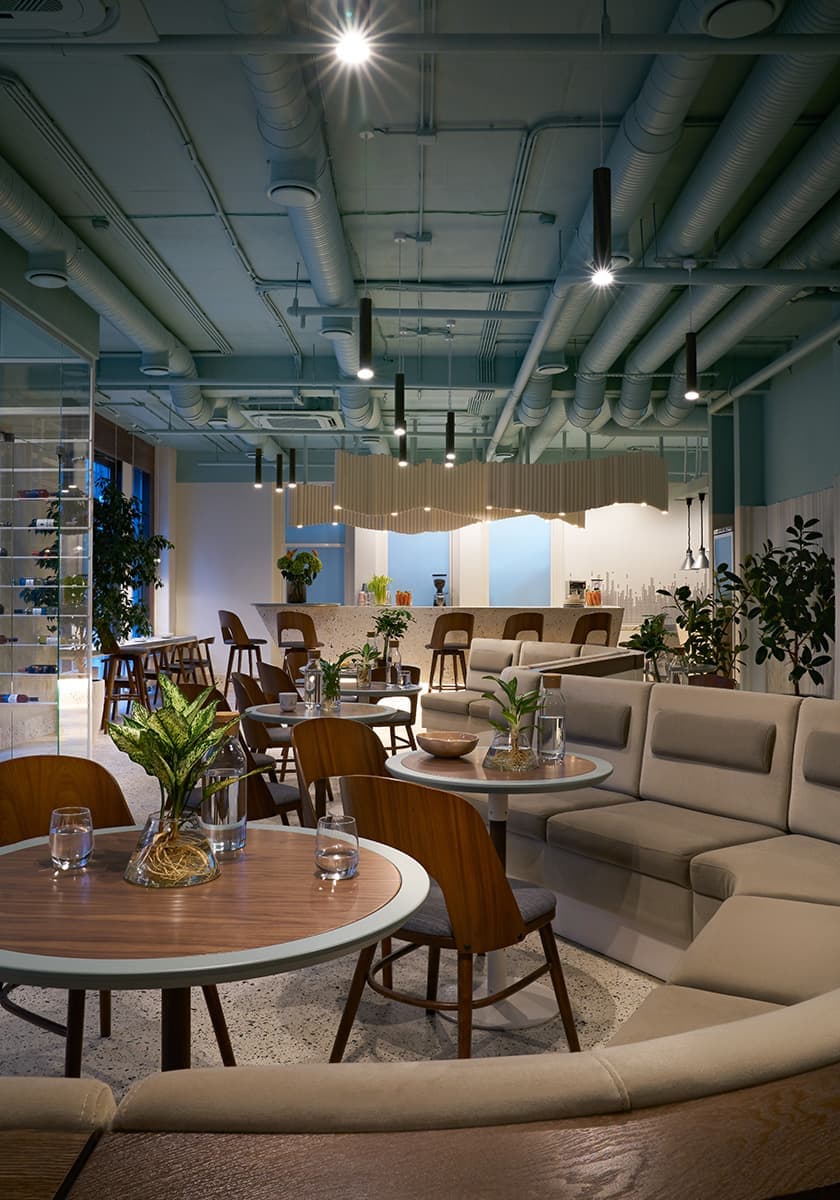 Бистро в ретро стиле – проект архитекторов Елены Прислоновой и Дарьи Созыкиной