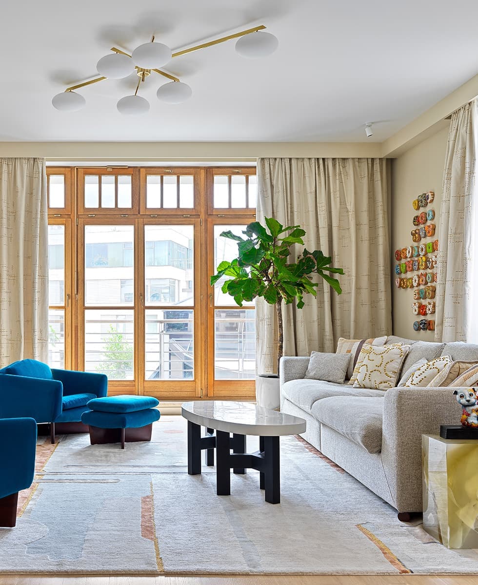 Эклектичный интерьер квартиры галериста – проект дизайнера Ангелины Аскери