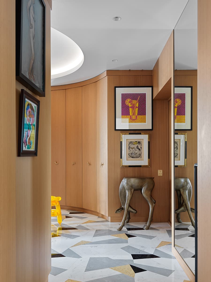 Эклектичный интерьер квартиры галериста – проект дизайнера Ангелины Аскери