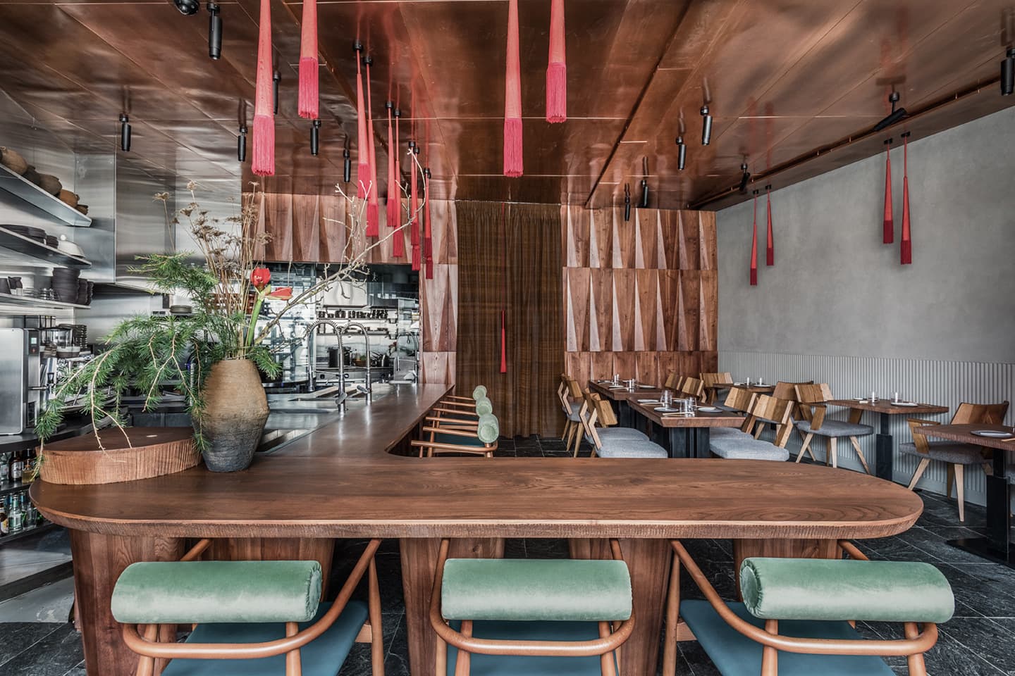 Элегантный азиатский ресторан – проект студии Sundukovy Sisters