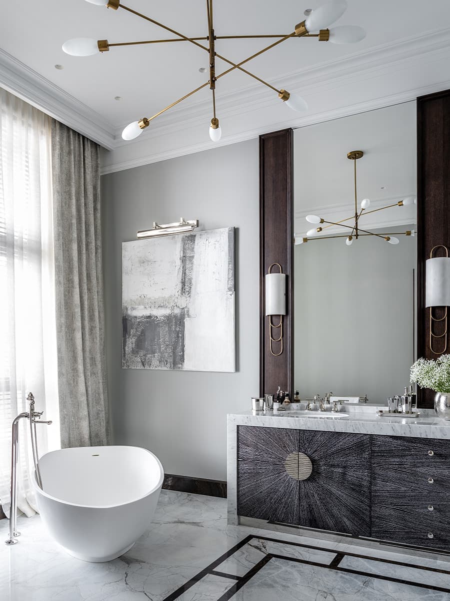 Двухуровневый пентхаус – проект дизайнера Ирины Граве