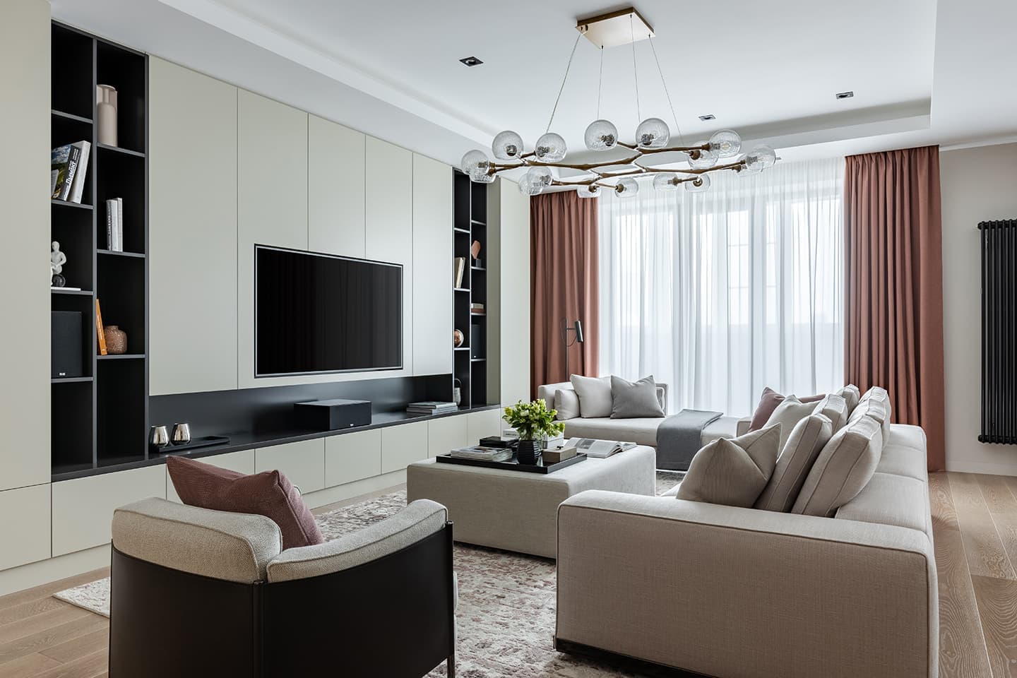 Московская квартира с лаконичным интерьером – проект дизайнера Дины Салаховойт