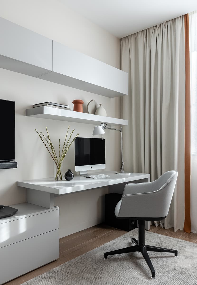 Московская квартира с лаконичным интерьером – проект дизайнера Дины Салаховойт