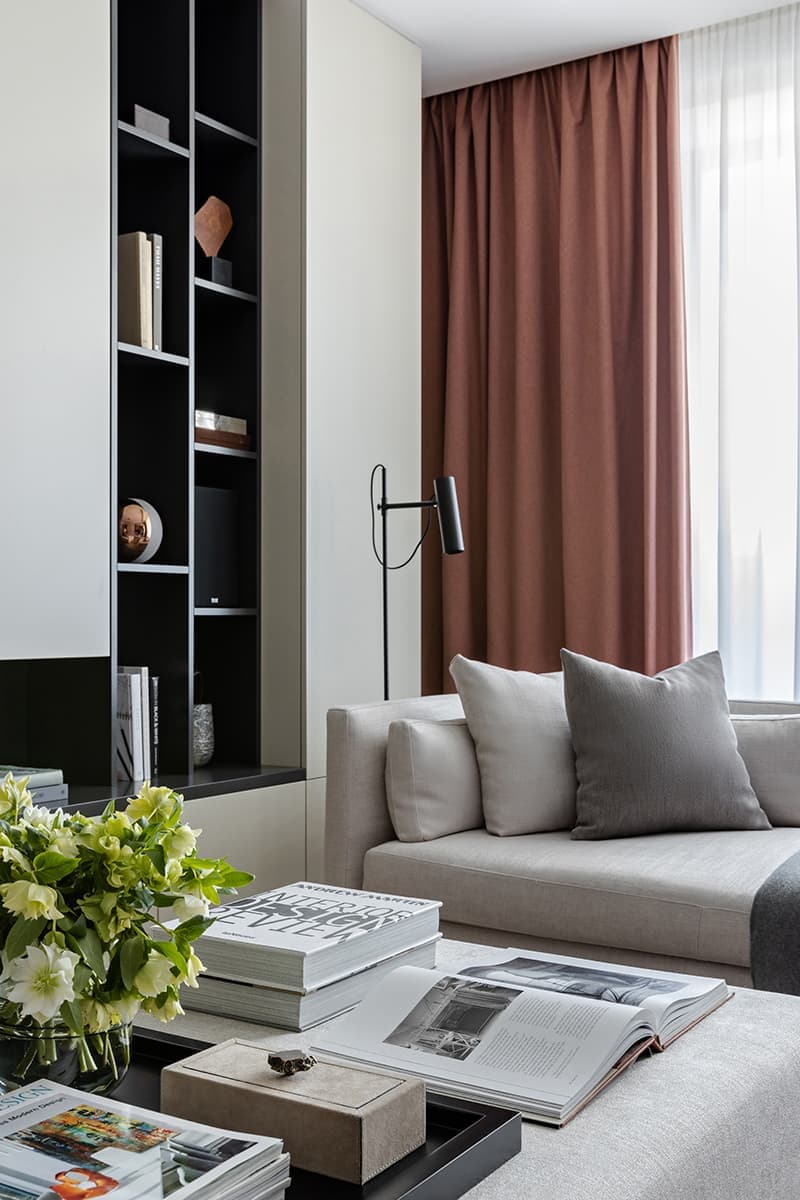 Московская квартира с лаконичным интерьером – проект дизайнера Дины Салаховойт