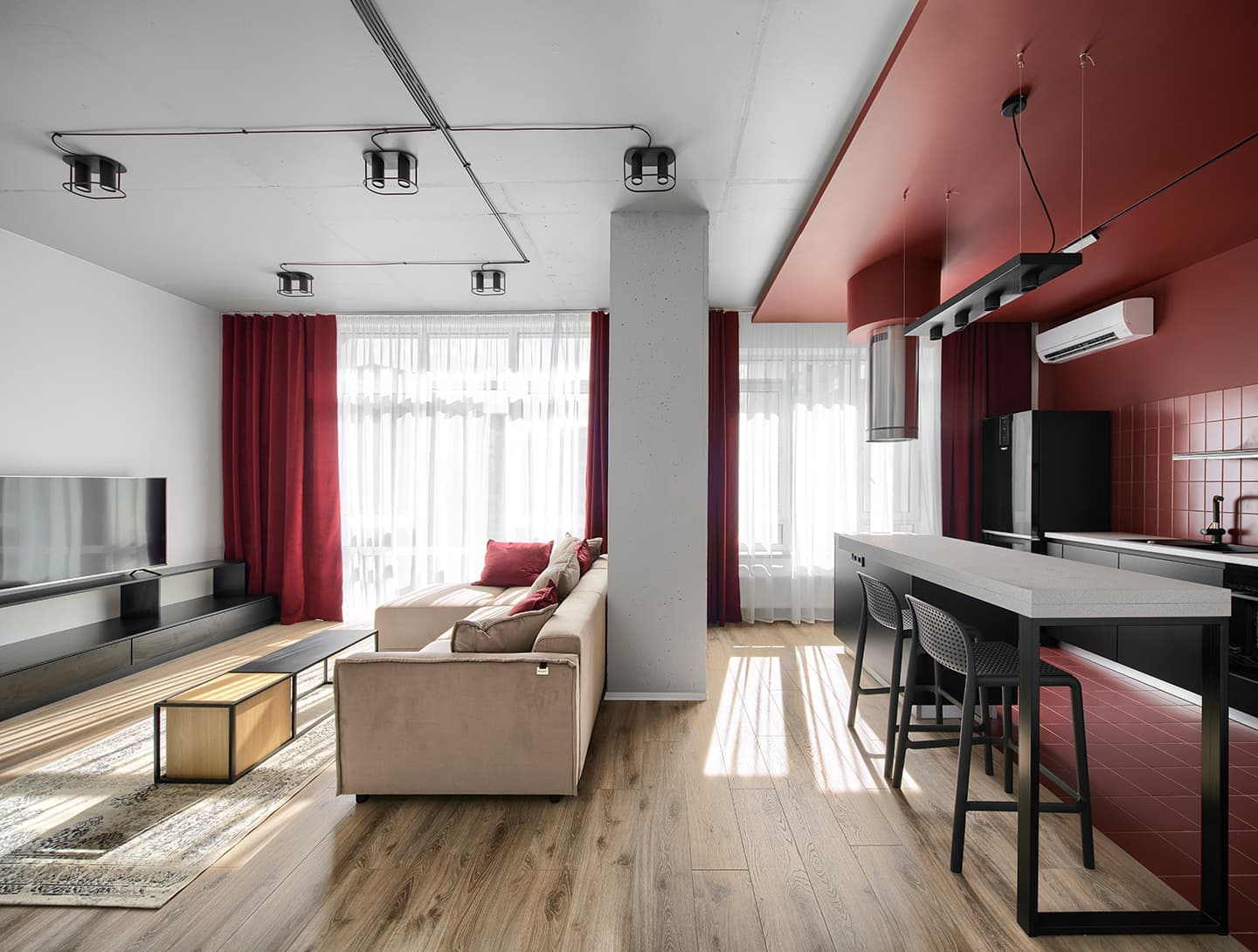 Функциональная квартира-студия в Киеве – проект студии Lauri Brothers