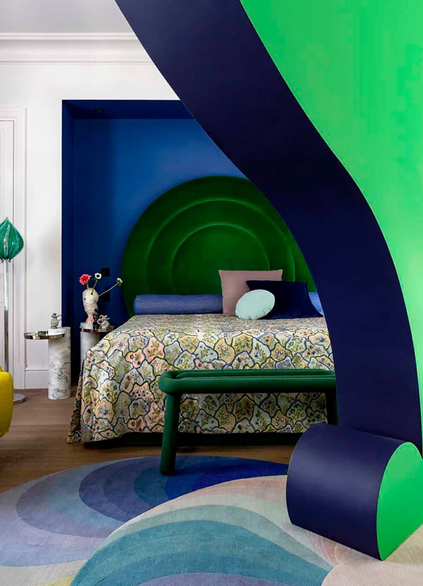 Яркий интерьер в особняке XIX века – проект дизайнера Мари-Лиз Фери