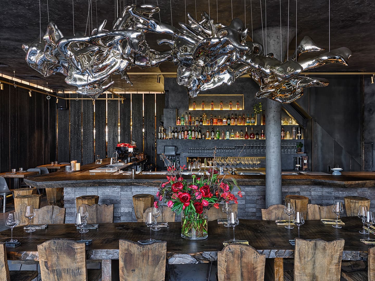 Московский ресторан в стиле ваби-саби – проект бюро NB-Studio